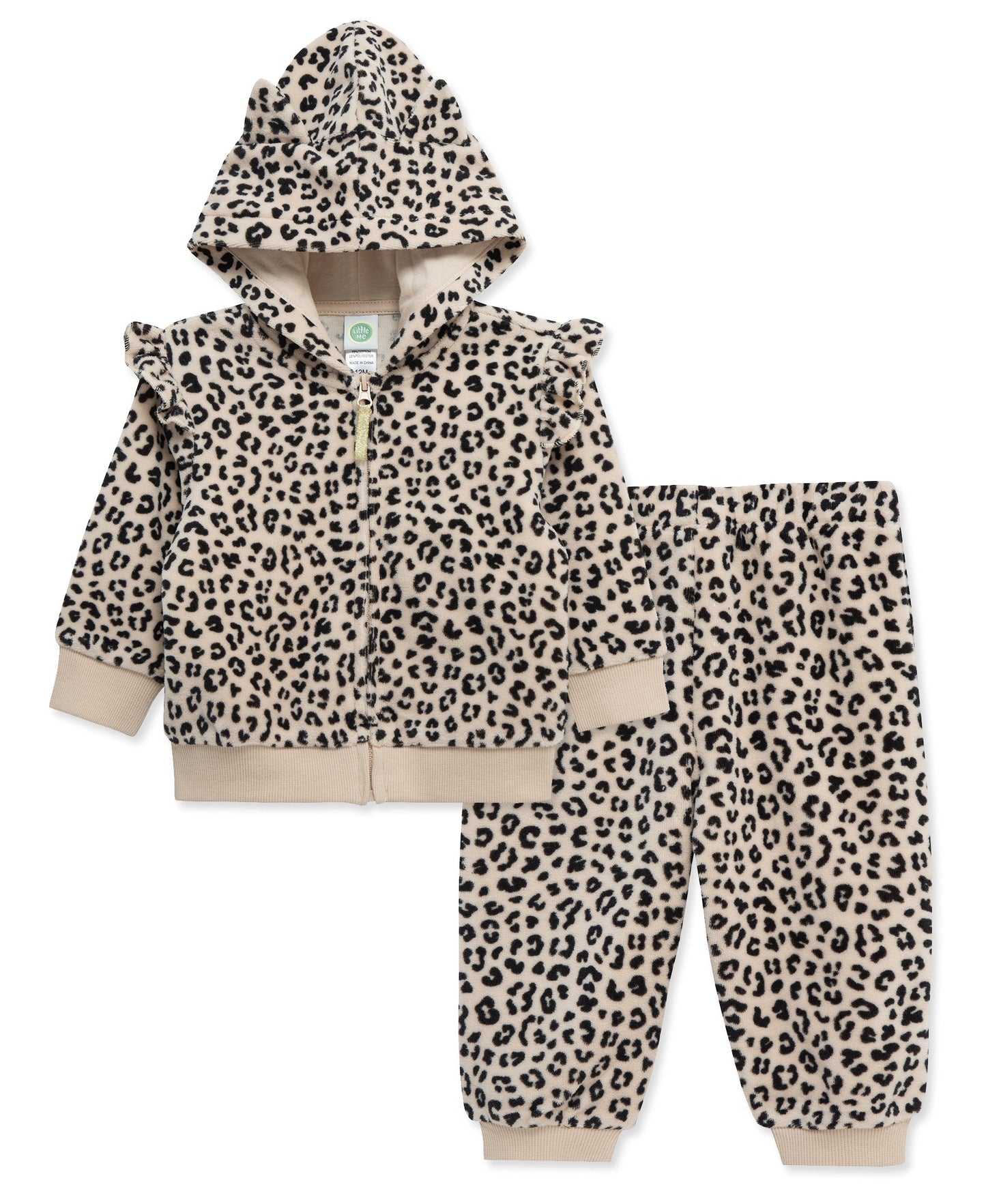 Leopard Toddler Hoodie Set (2T-4T)