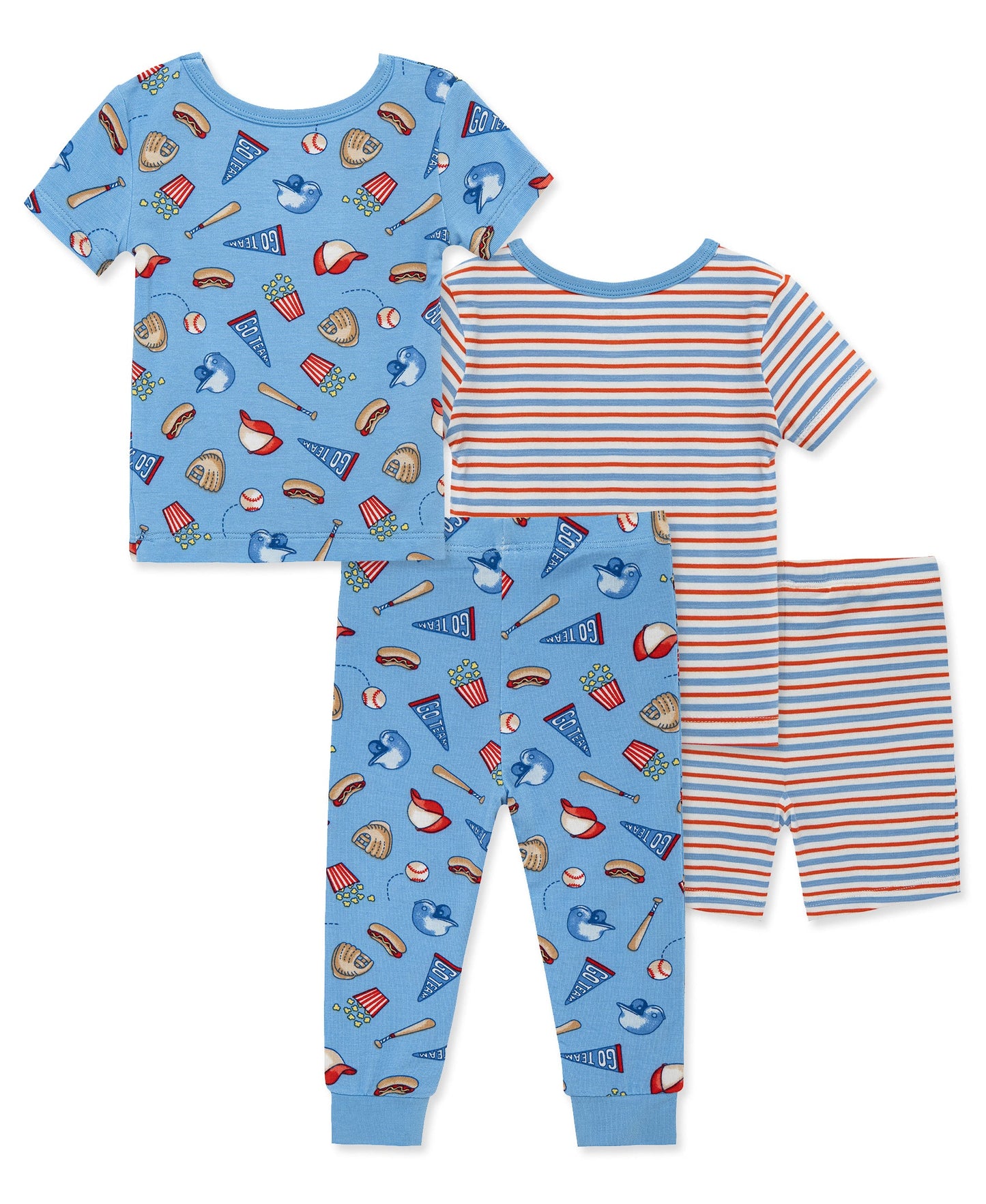 Baseball 4-Piece Pajama Set (12M-24M)