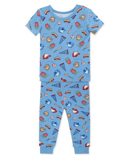 Baseball 4-Piece Pajama Set (2T-4T)