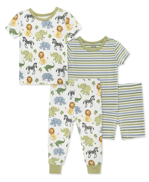 Safari 4-Piece Pajama Set (2T-4T)