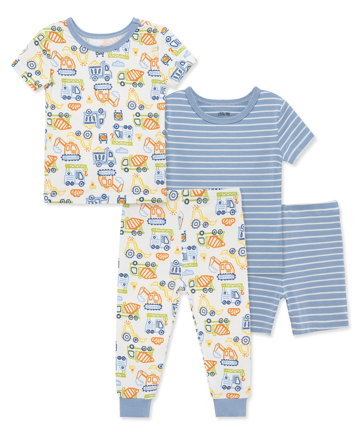Construction 4-Piece Pajama Set (12M-24M)