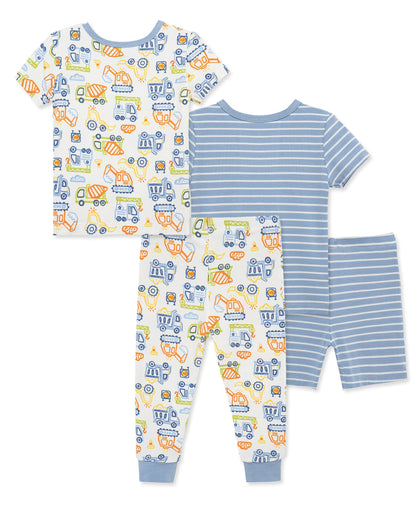 Construction 4-Piece Pajama Set (12M-24M)