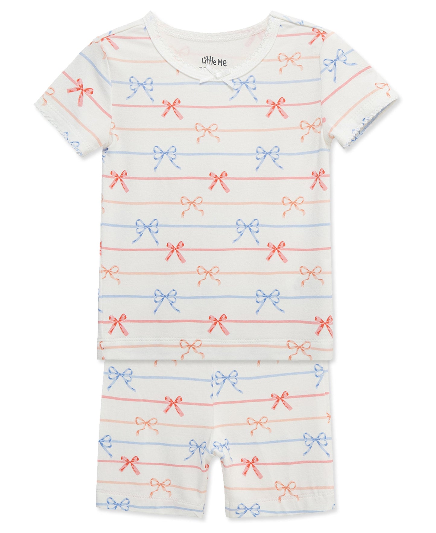 Bows 4-Piece Pajama Set (12M-24M)