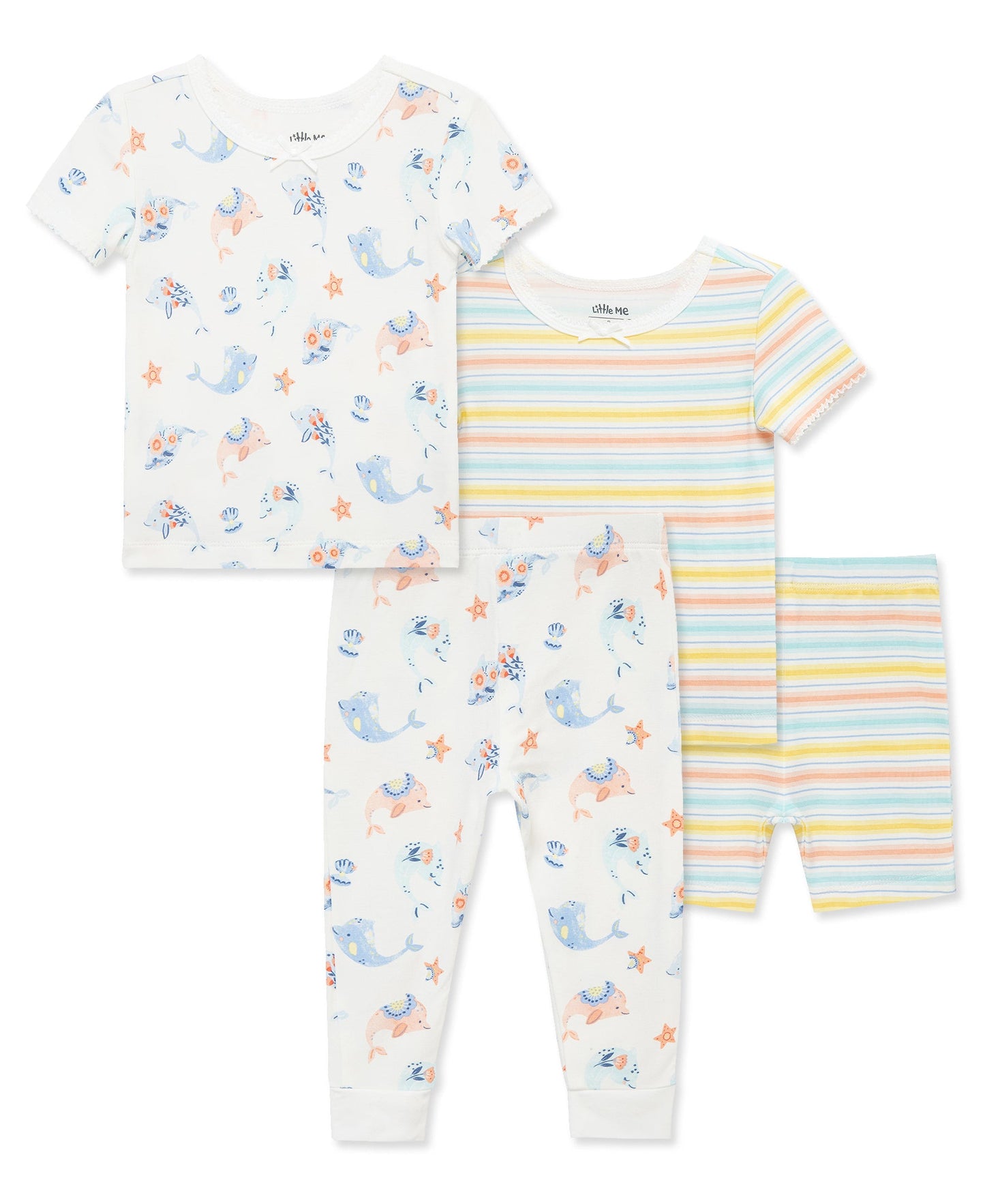 Dolphin 4-Piece Pajama Set (12M-24M)