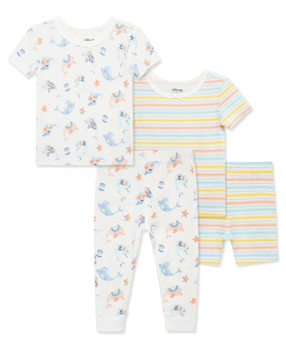 Dolphin 4-Piece Pajama Set (12M-24M)