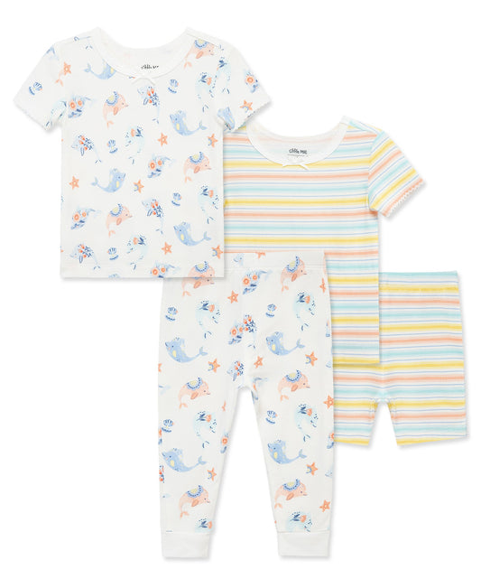 Dolphin 4-Piece Pajama Set (12M-24M)