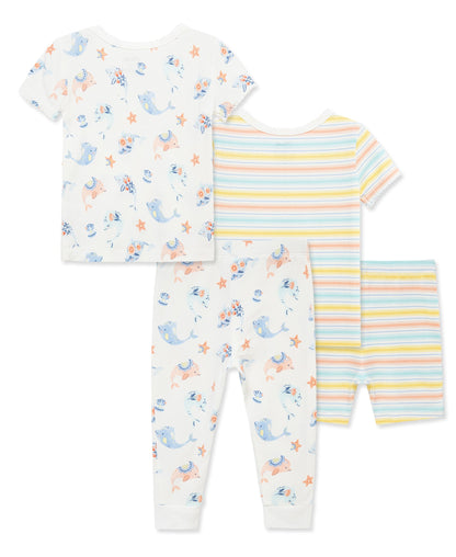 Dolphin 4-Piece Pajama Set (12M-24M)