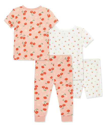 Cherry 4-Piece Pajama Set (12M-24M)