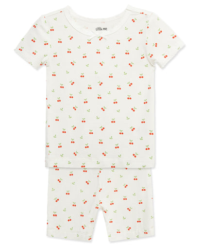 Cherry 4-Piece Pajama Set (12M-24M)