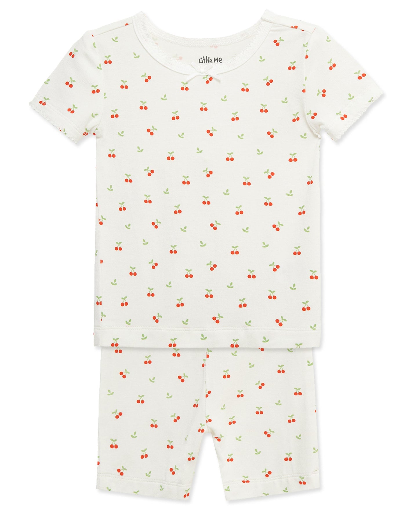 Cherry 4-Piece Pajama Set (2T-4T)