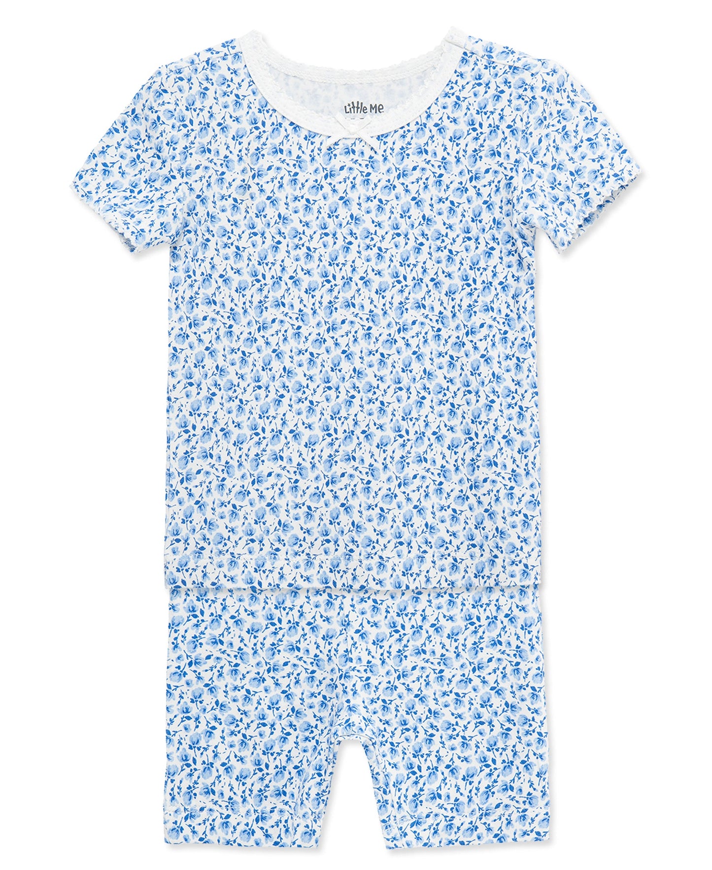 Blue Garden 4-Piece Pajama Set (12M-24M)