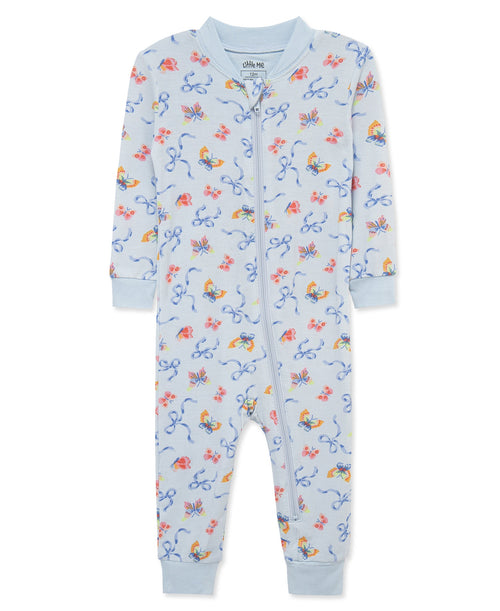 Bow Zip Front One-Piece