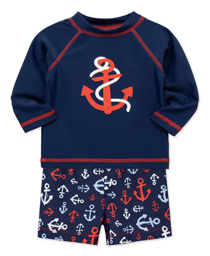 Anchor 2-Piece Rashguard Set (6M-24M)
