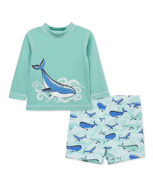 Whale 2-Piece Rashguard Set (6M-24M)
