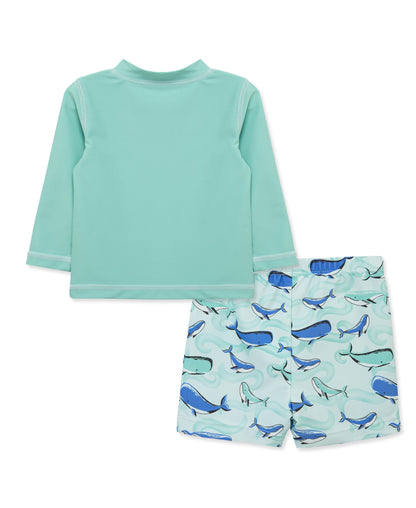 Whale 2-Piece Rashguard Set (6M-24M)