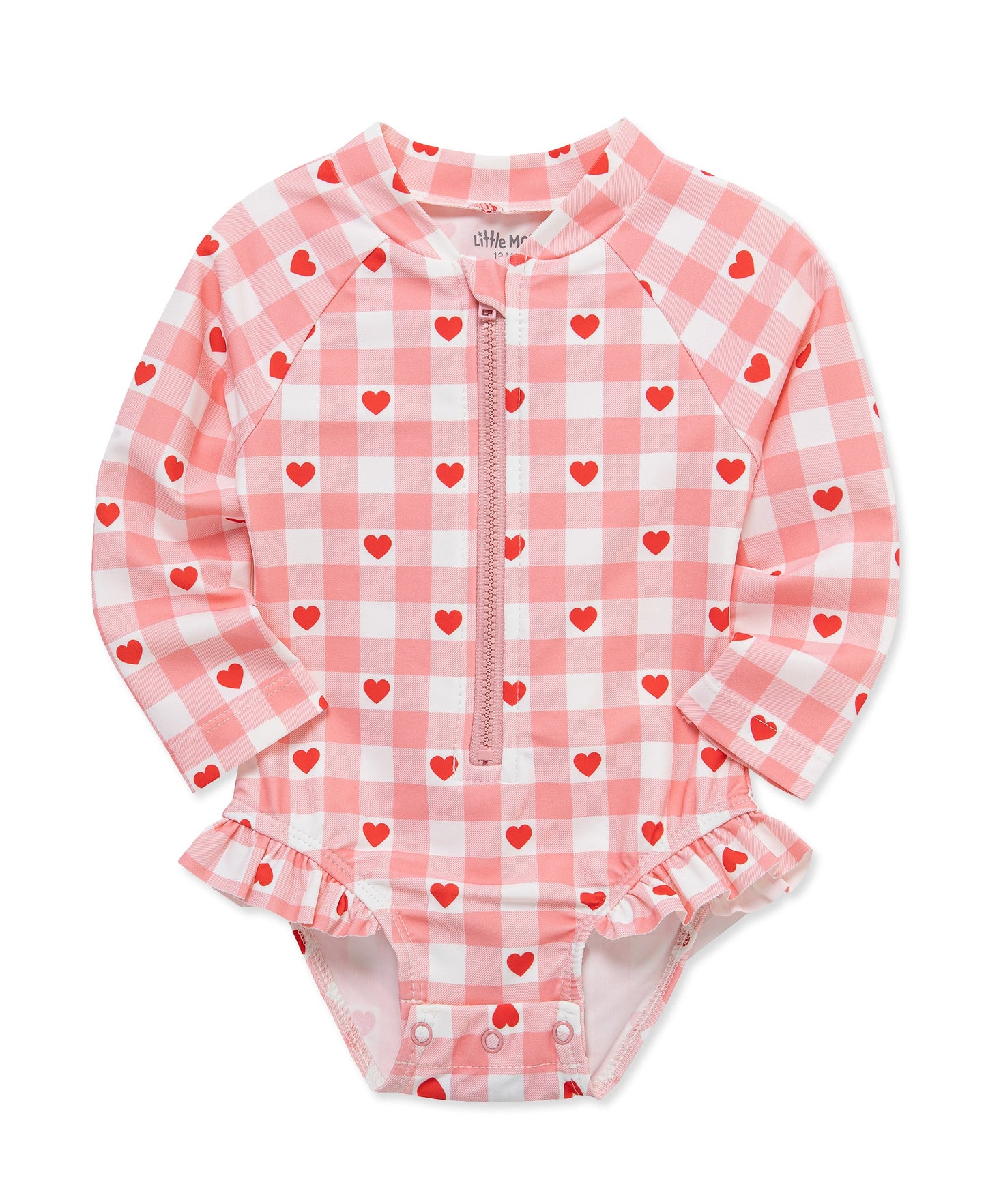 Heart 1-Piece Rashguard Suit (6M-24M)