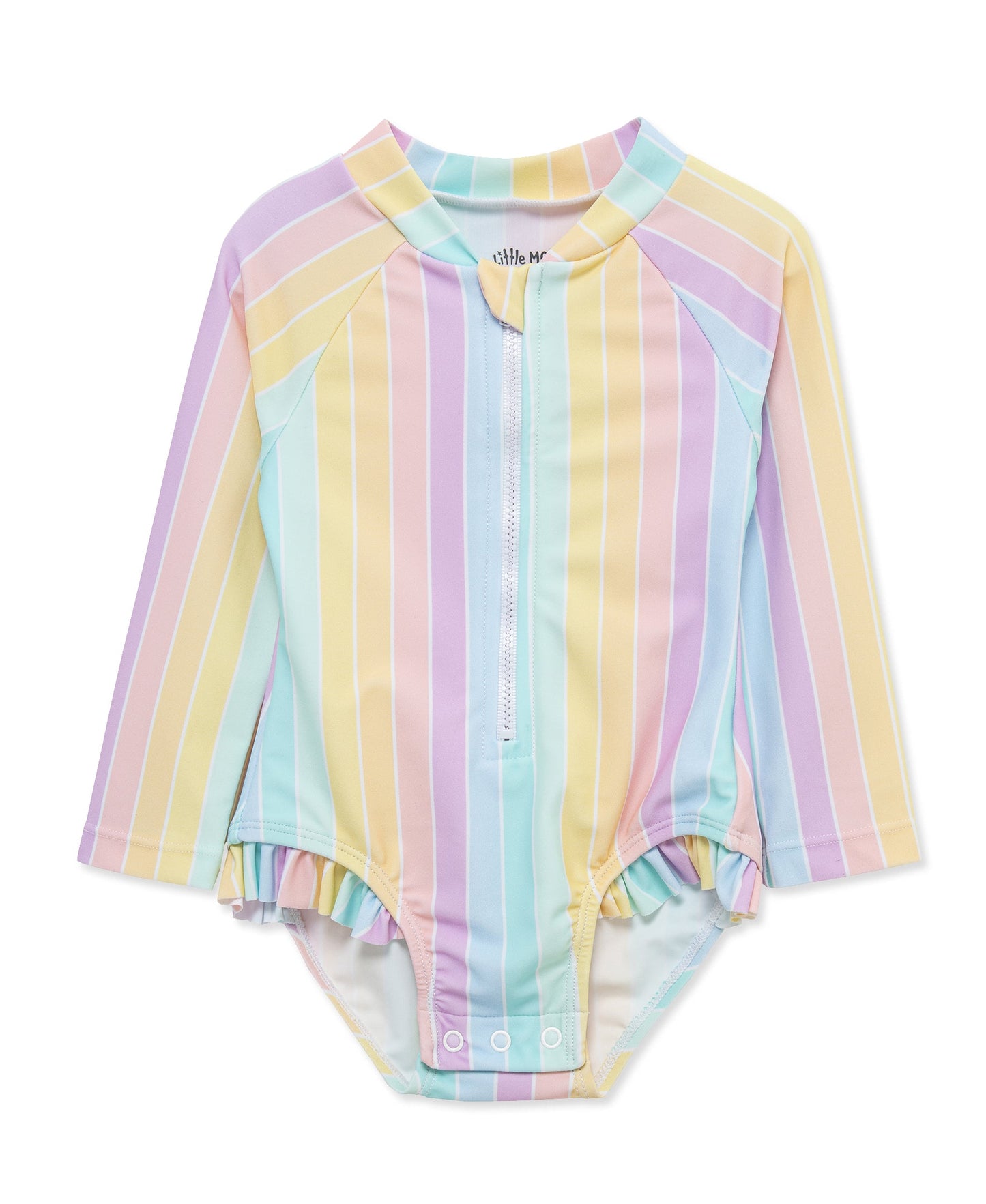 Multi Stripe 1-Piece Rashguard (6M-24M)