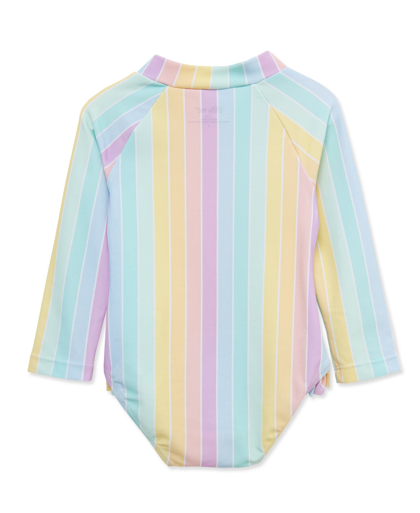 Multi Stripe 1-Piece Rashguard Suit (2T-4T)