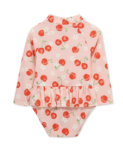 Cherry 1-Piece Rashguard Suit (2T-4T)