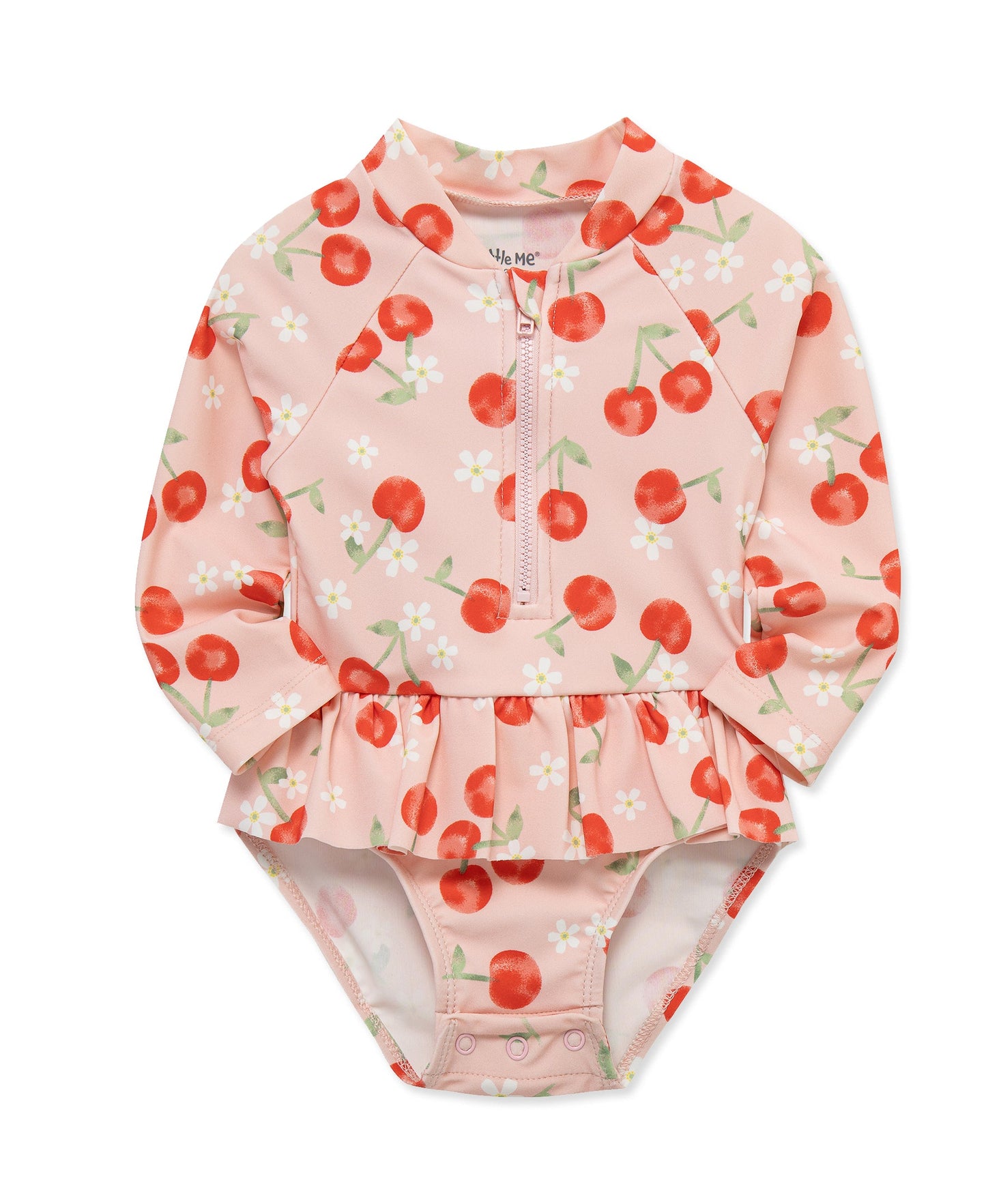 Cherry 1-Piece Rashguard Suit (2T-4T)