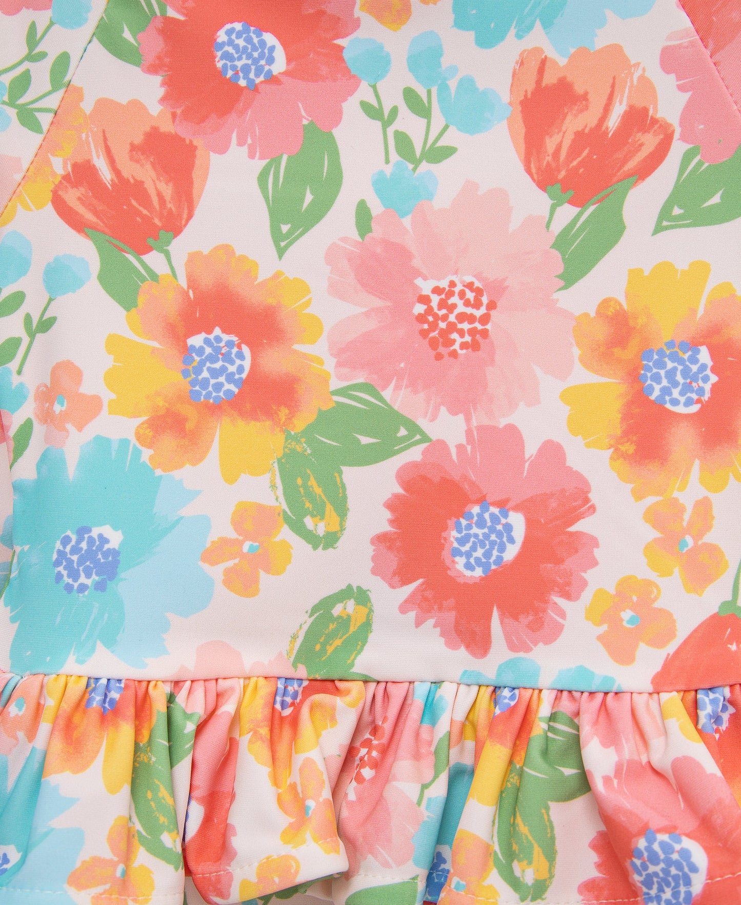 Multi Floral 1-Piece Rashguard Suit (6M-24M)