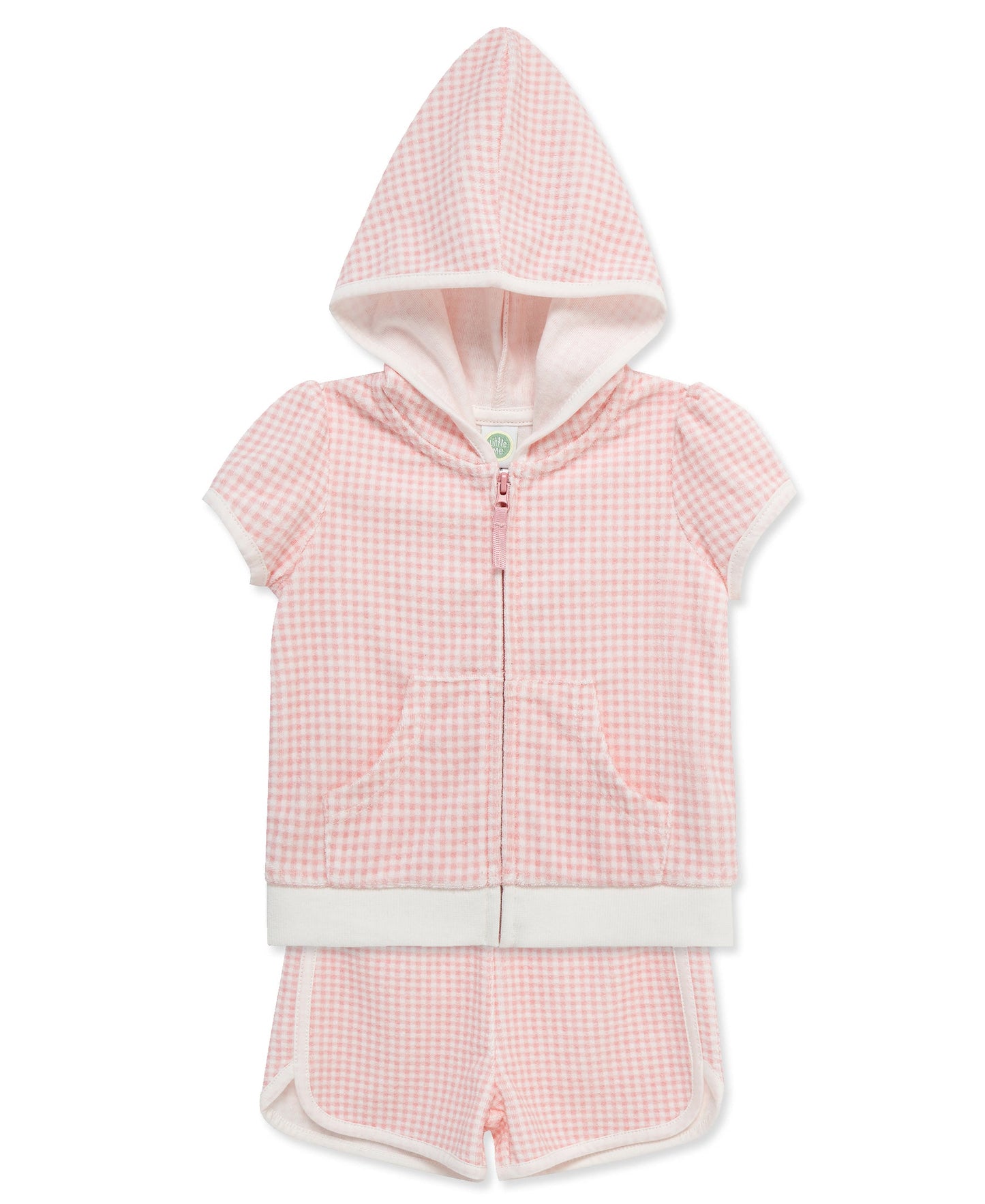 Gingham 2-Piece Swim Cover Up Set (6M-24M)