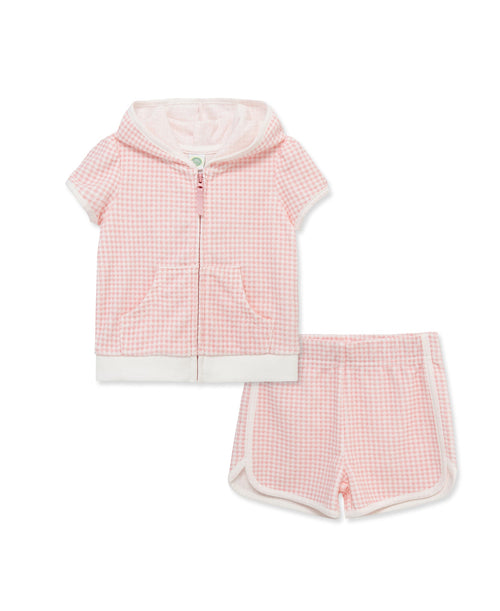 Gingham 2-Piece Swim Cover Up Set (2T-4T)