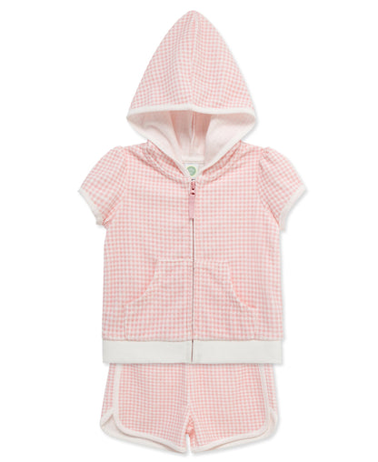 Gingham 2-Piece Swim Cover Up Set (2T-4T)
