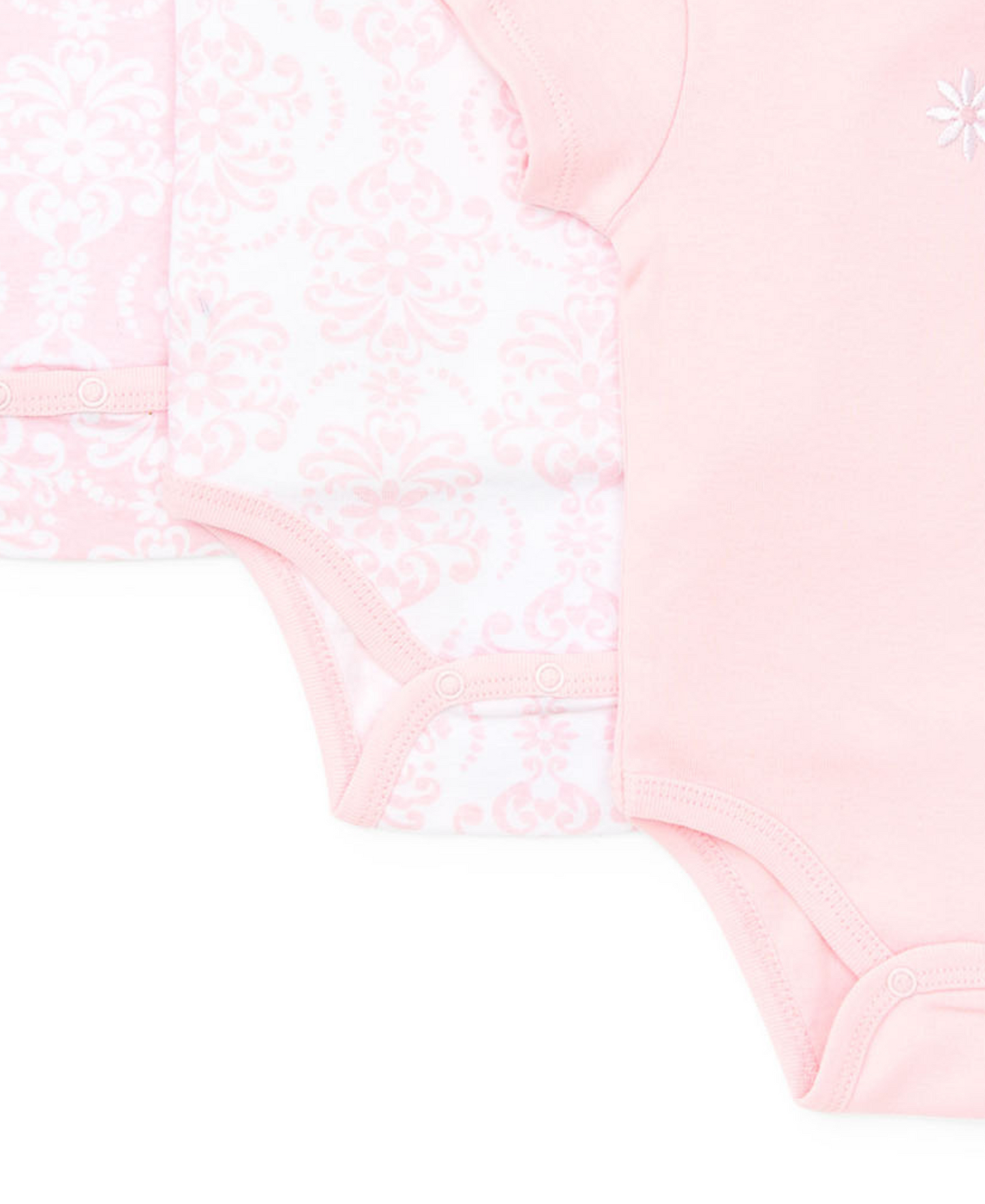 Damask Scroll 3-Pack Bodysuits